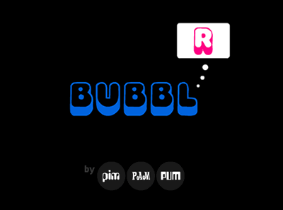Logotip de Bubblr!