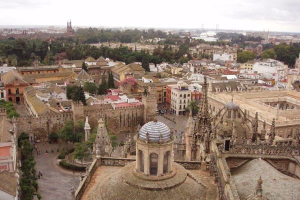 Vista de des dalt de la Catedral de Sevilla
