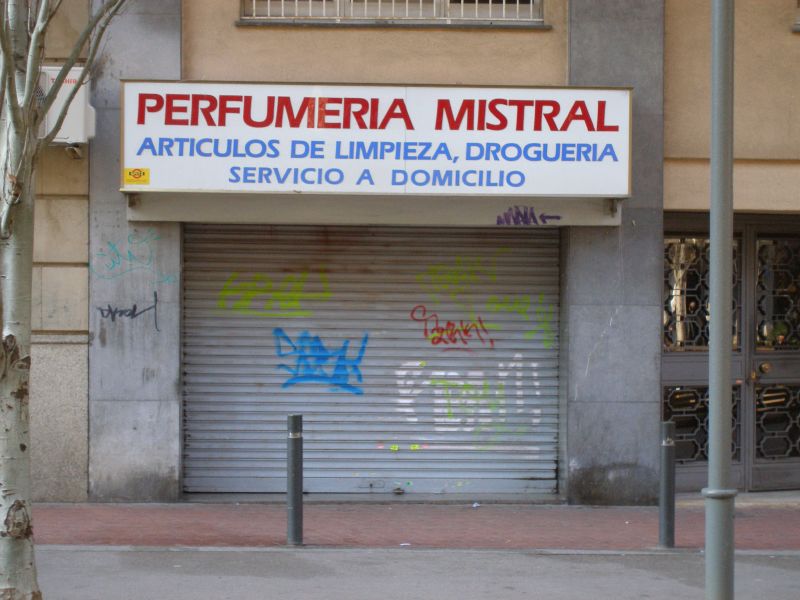 Façana de la Perfumería Mistral