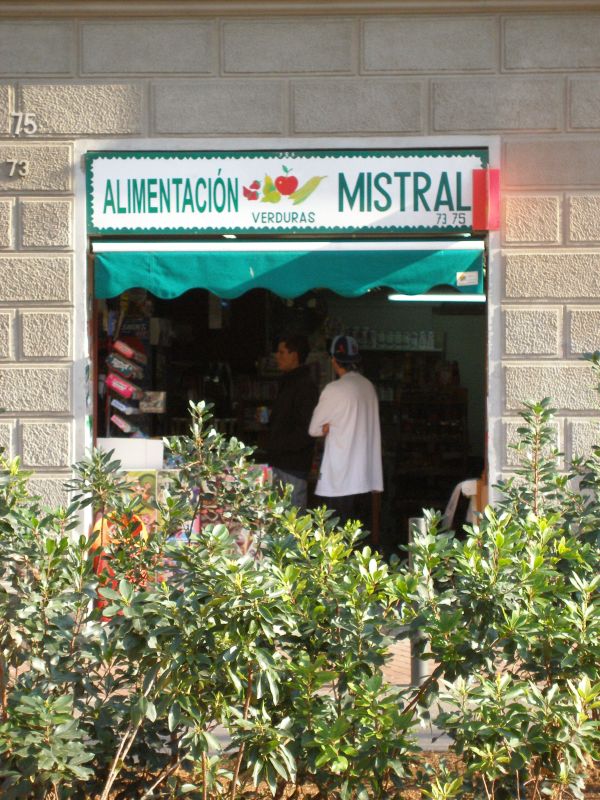 Façana de Alimentación Mistral