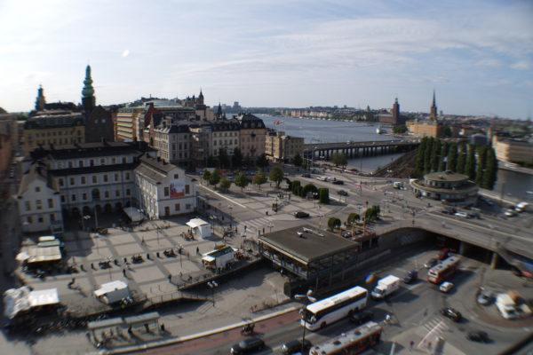 Vista d'Estocolm, des de dalt del Katharinahissen