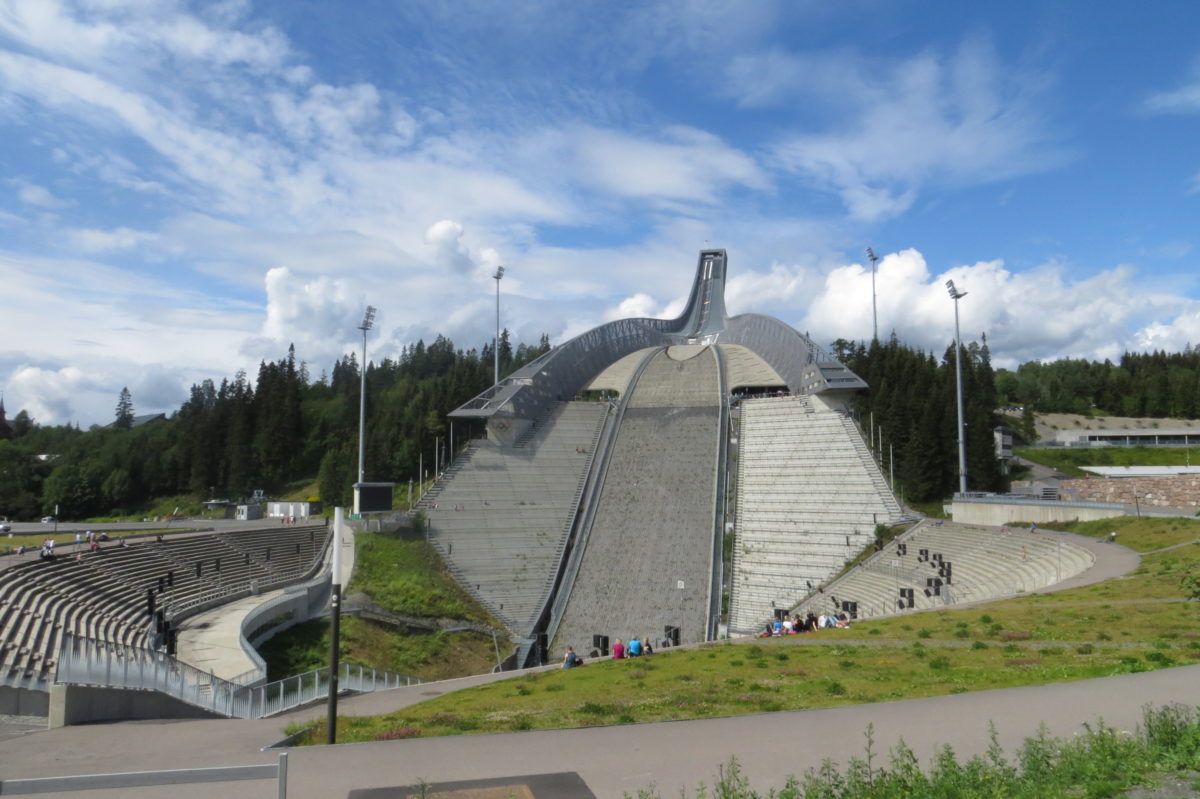 Vista del trampolí