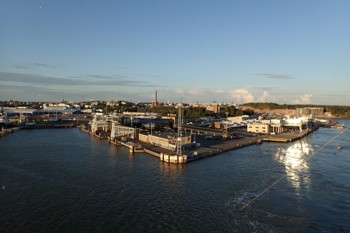 Vista de Turku des del ferry