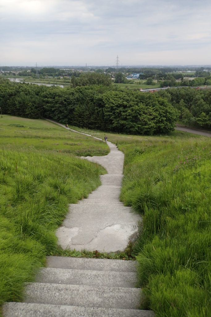 Vista d'un camí del Moerenuma park