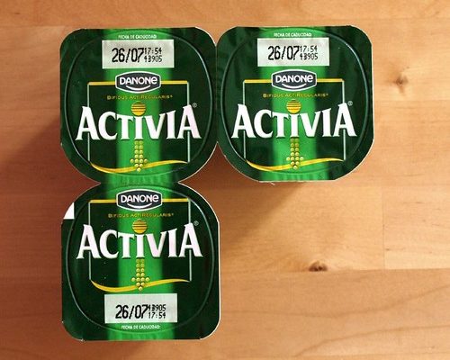 3 iogurts Activia que caduquen el 26 de juliol